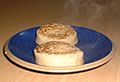 Crumpets, hot