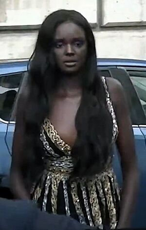 Duckie Thot after fashion show.jpg