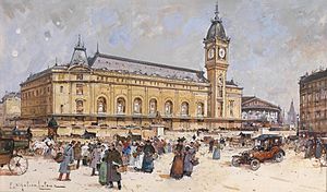 Eugène Galien-Laloue Gare de Lyon