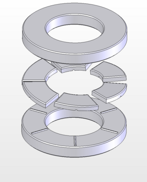 Fluid thrust bearing