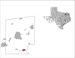 Hunt County WestTawakoni.svg