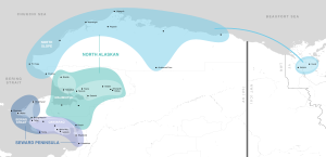 Iñupiaq language map.svg