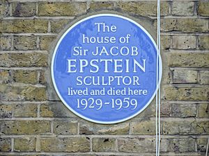 Jacob Epstein Blue Plaque