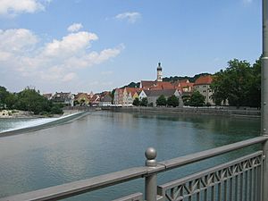 The Lech in Landsberg