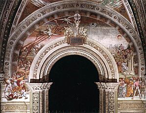 Luca signorelli, cappella di san brizio, apocalisse 01