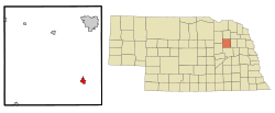 Location of Madison, Nebraska