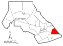 Map of Crawford Township, Clinton County, Pennsylvania Highlighted.png