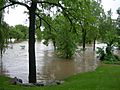 Maunesha River flood 2008