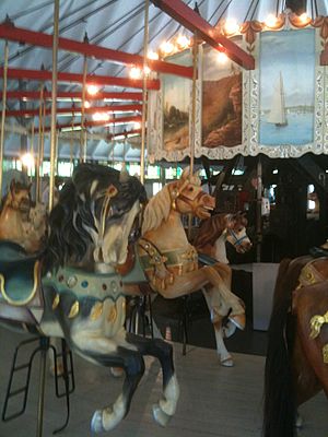 Pawtucket Looff Carousel Horses