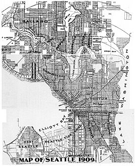 Seattle map 1909