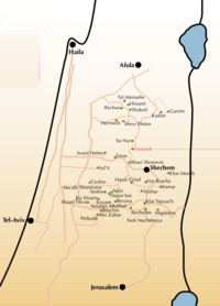 Shomron map