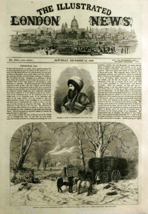 The illustrated London News December 24 1859. Schamyl (front page)