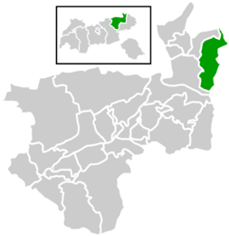 Location within Kufstein district