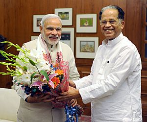 Assam CM Tarun Gogoi meets PM Modi on 29 October 2014