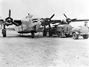 C-109 Liberator Express tanker unloading