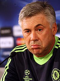 Carlo Ancelotti in Moscow