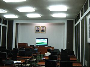 Computer lab, Pyongyang, 2012