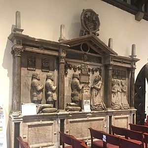 Cooke Memorial at the Church of St Edward the Confessor, Romford