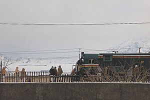 Engine at Quetta Railway Station