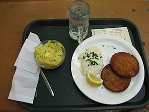 Milzwurst at Aumeister restaurant