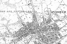 Padiham OS map 1890