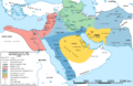 Second Fitna Territorial Control Map ca 686