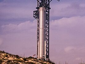 SpaceX Starship Superheavy Testing February 2023 (cropped horizontal).jpg