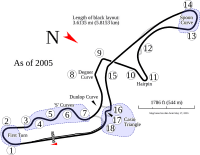 Suzuka circuit map--2005