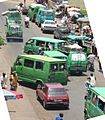 Taxi vans in Bamako