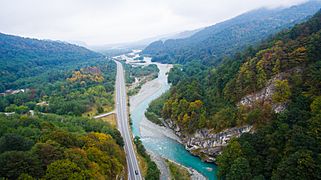 A164 highway (Russia) 29 km (Republic of North Ossetia)