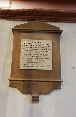 All Saints Dale Abbey Stanhope memorial