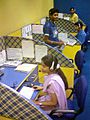 An Indian call center