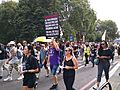 Antivax protest in London 2