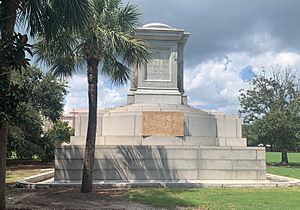 Calhoun Monument base