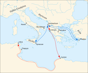 Cato movements caesarcivilwar