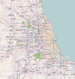Printing House Row District is located in Chicago metropolitan area