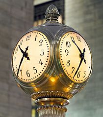 Concourse clock at Grand Central