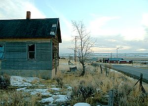 South view of Arminto, Wyoming