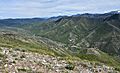 Photograph of a high and broad view of Emigration Canyon.