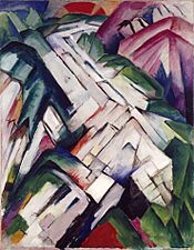 Gebirge (Mountains) 1911-1912 Franz Marc