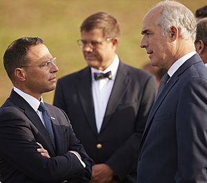 Gov. Wolf Honors Flight 93 Passengers and Crew at 20th Annual September 11 Observance (51449084678) (cropped)