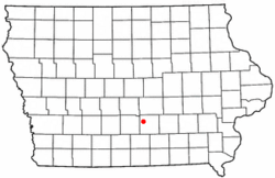 Location of Pleasantville, Iowa