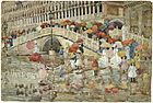 Maurice Brazil Prendergast - Umbrellas in the Rain - Google Art Project