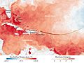 NASA Hot water ahead for Hurricane Irma