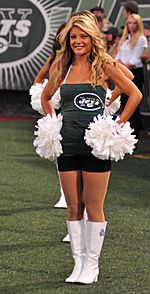 New York Jets cheerleader