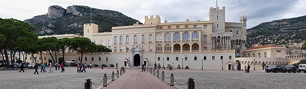 Panorama schloss monaco