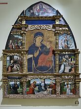 Retablo de la Virgen de Pópolo, Catedral Vieja de Salamanca