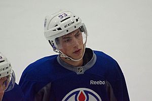 Ryan Nugent-Hopkins Oilers training camp 2014 (15530107652)