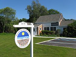 Sagaponack Village Hall, located at 3175 Montauk Highway in Sagaponack.