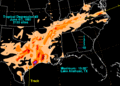 Tropical Depression Two 1981 rainfall